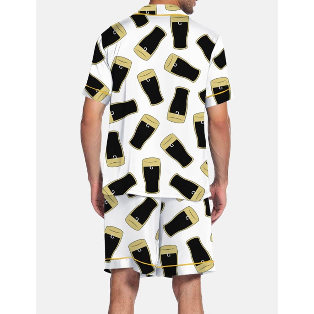 Alternative view of G Black Beer Satin Pajama Set For Men