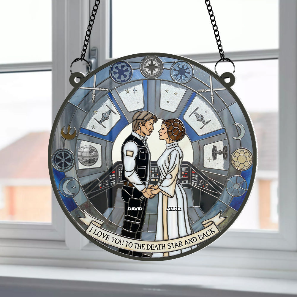 Galaxy Couple Suncatcher - Personalized Gifts For Couple 01ohtn140625 - Image 3