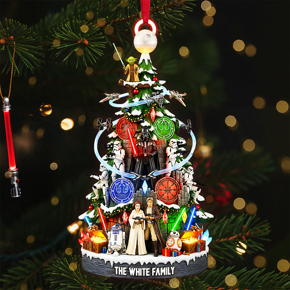 Galaxy Family Ornament - Personalized Gifts For Family 03tota060925