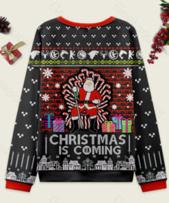 Alternative view of Game of Thrones Black Ugly Christmas Fuzzy Fleece Sweatshirt