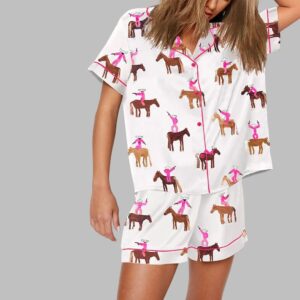 Gangstas Paradise Cowboys Horses Rodeo Pajama Sets