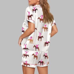 Alternative view of Gangstas Paradise Cowboys Horses Rodeo Pajama Sets