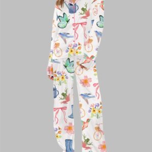 Alternative view of Garden Girl Coquette Pajama Set