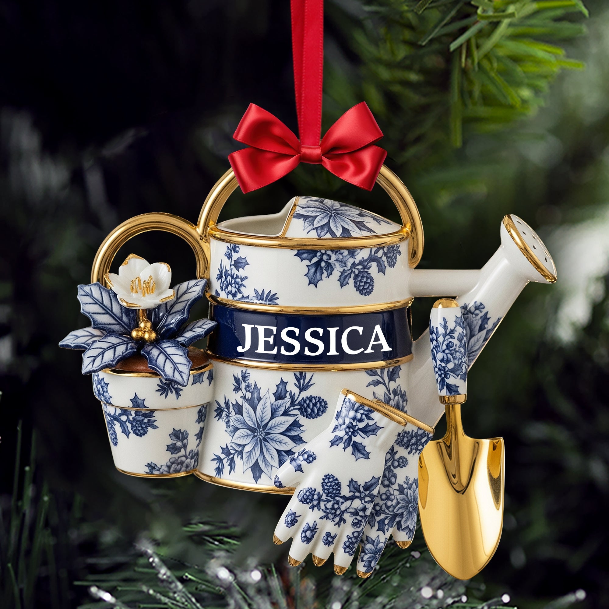 Garden Tools Acrylic Ornament - Personalized Gifts For Gardeners 02PGLU131025 - Image 4