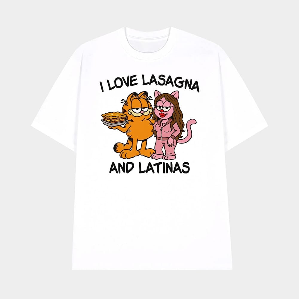 Garfield I Love Lasagna And Latinas Shirt