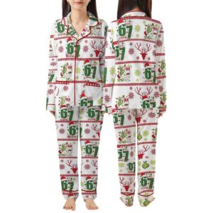 Gen Alpha Six Seven 67 Meme Funny Pajama Set