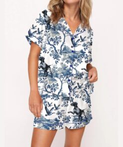 German Shorthaired Pointer Silky Satin Pajama Set