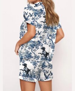 Alternative view of German Shorthaired Pointer Silky Satin Pajama Set