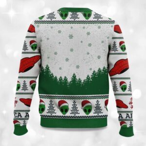 Alternative view of Get In Loser Area 51 Ugly Christmas Sweater