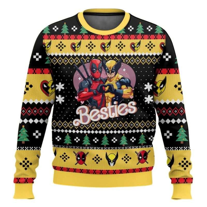 Get in Loser Deadpool Wolverine Ugly Sweater