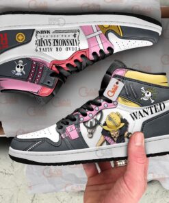 Alternative view of Usopp and Sanji Red J1s Sneakers 08