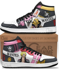 Usopp and Sanji Red J1s Sneakers 08