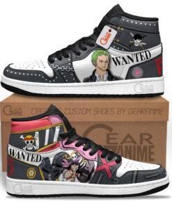 Luffy and Zoro Red J1s Sneakers