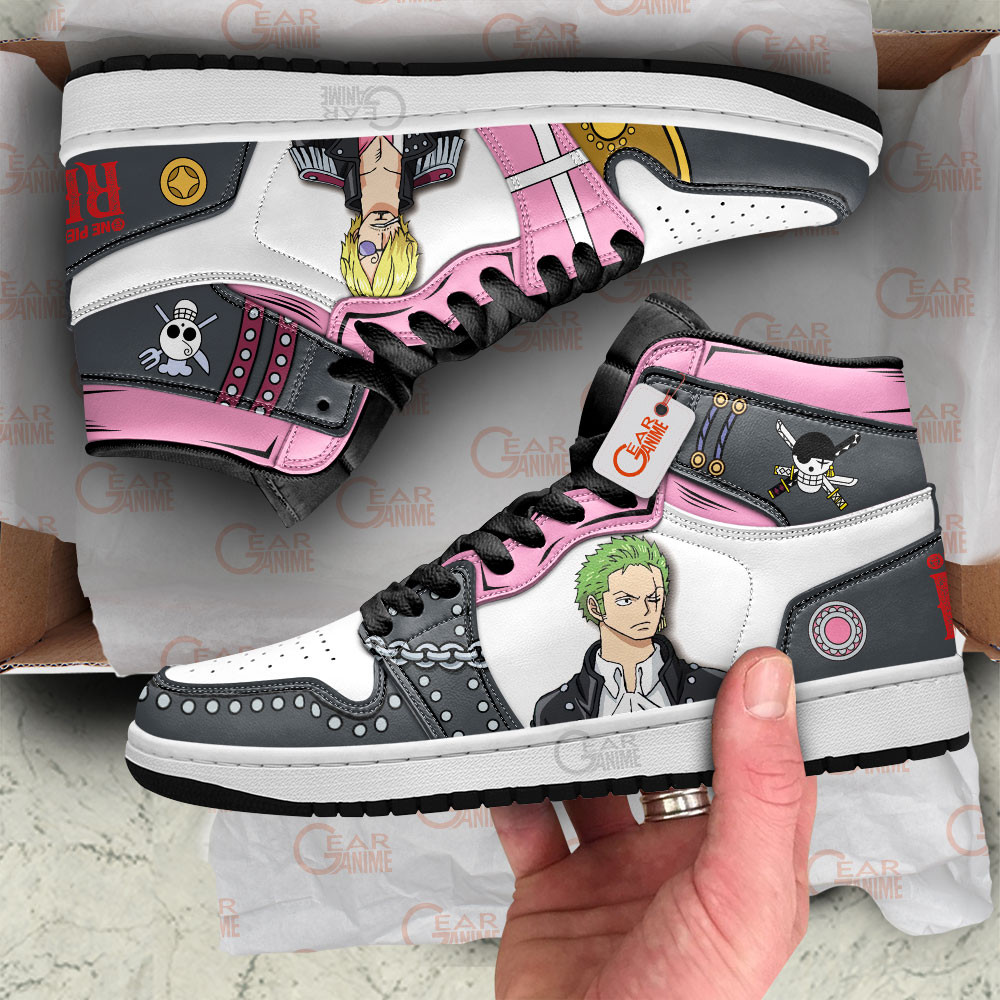 Luffy Sanji Usopp Zoro J1s Sneakers - Image 3