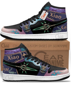 Genshin Impact Shoes Xiao J1s Sneakers Primordial Jade Winged-Spear