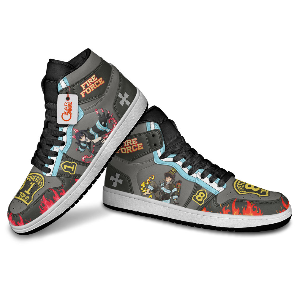 Shinra and Tamaki J1s Sneakers Character Style - Image 4