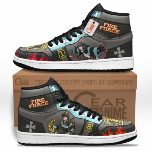 Shinra and Tamaki J1s Sneakers Character Style