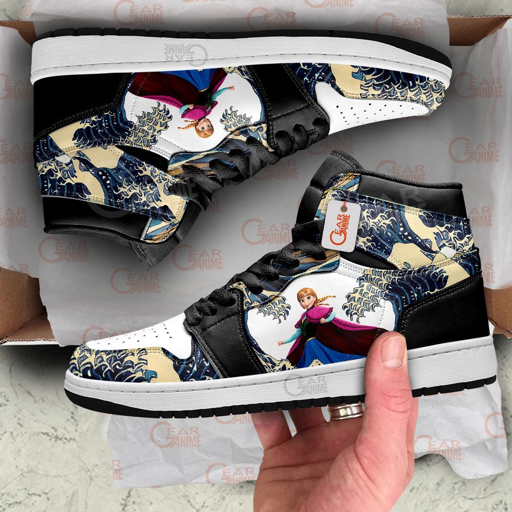 Anna Kanagawa Great Wave J1s Sneakers - Image 2