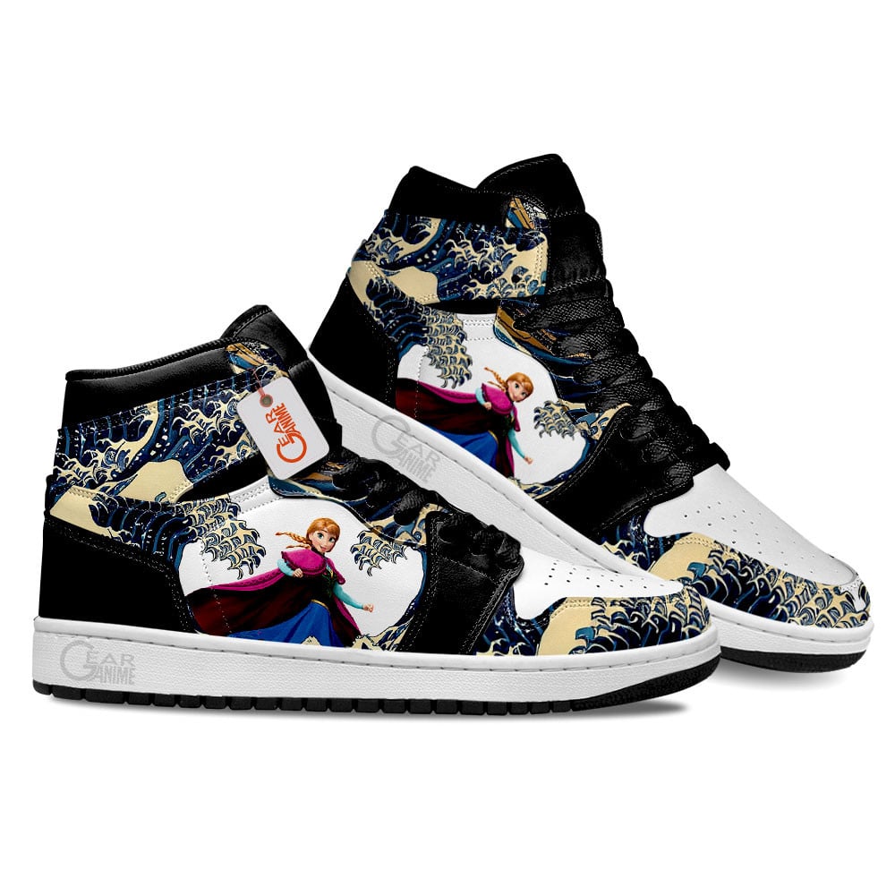 Anna Kanagawa Great Wave J1s Sneakers - Image 3