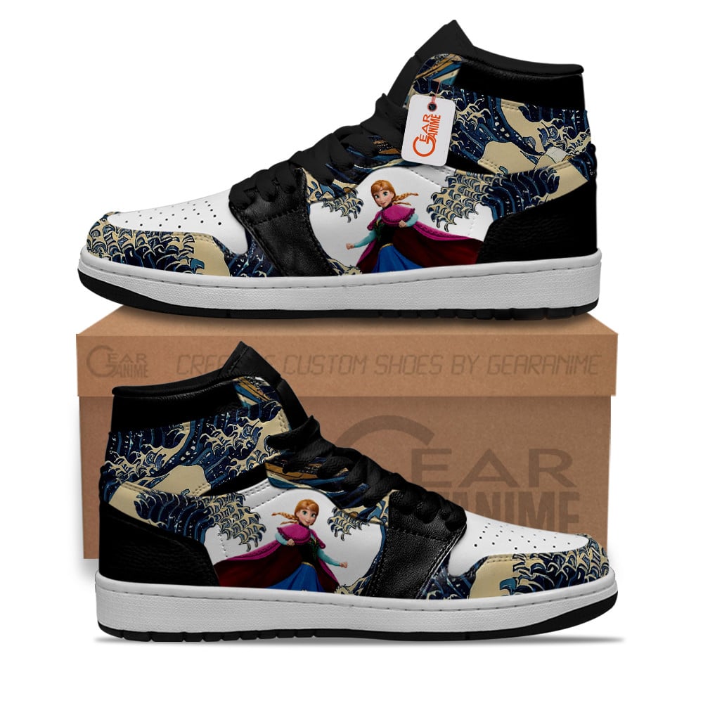 Anna Kanagawa Great Wave J1s Sneakers