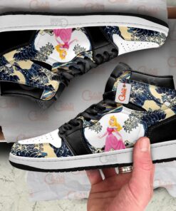 Alternative view of Aurora Kanagawa Great Wave J1s Sneakers