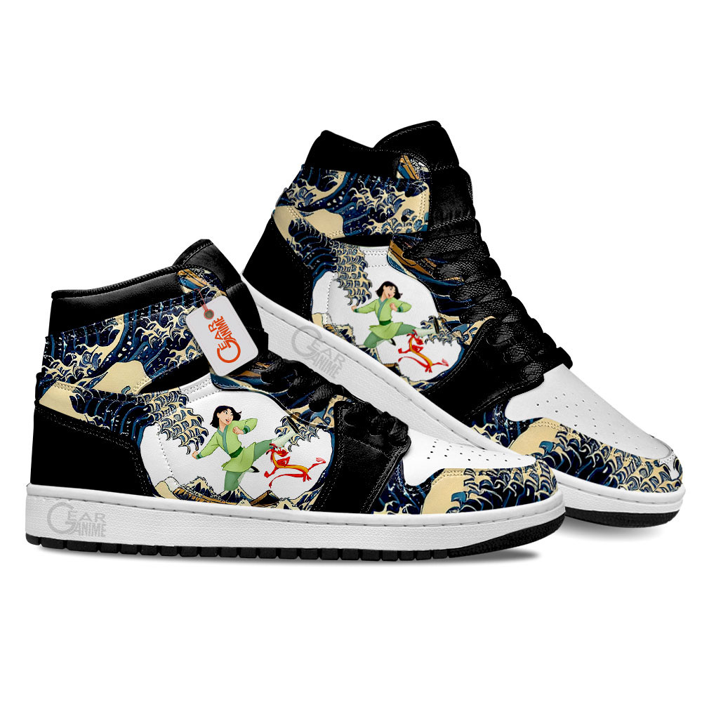 Mulan Great Wave J1s Sneakers - Image 3