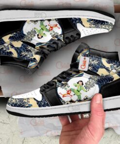 Alternative view of Mulan Great Wave J1s Sneakers