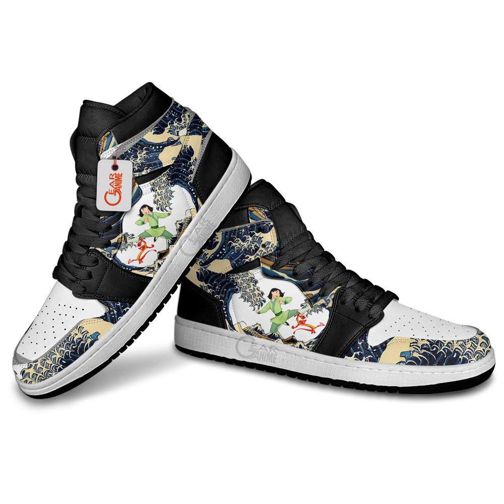 Mulan Great Wave J1s Sneakers - Image 4