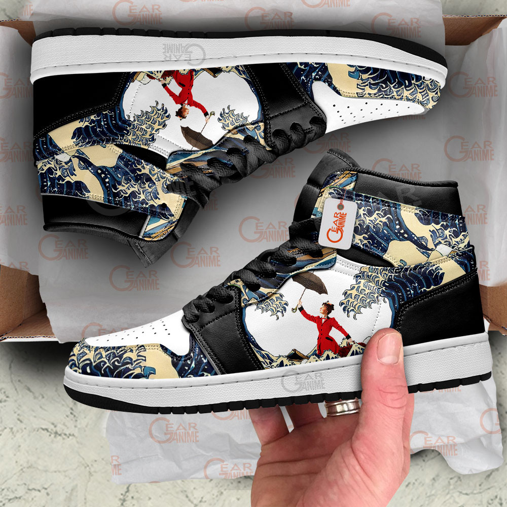 Mary Poppins Great Wave J1s Sneakers - Image 2