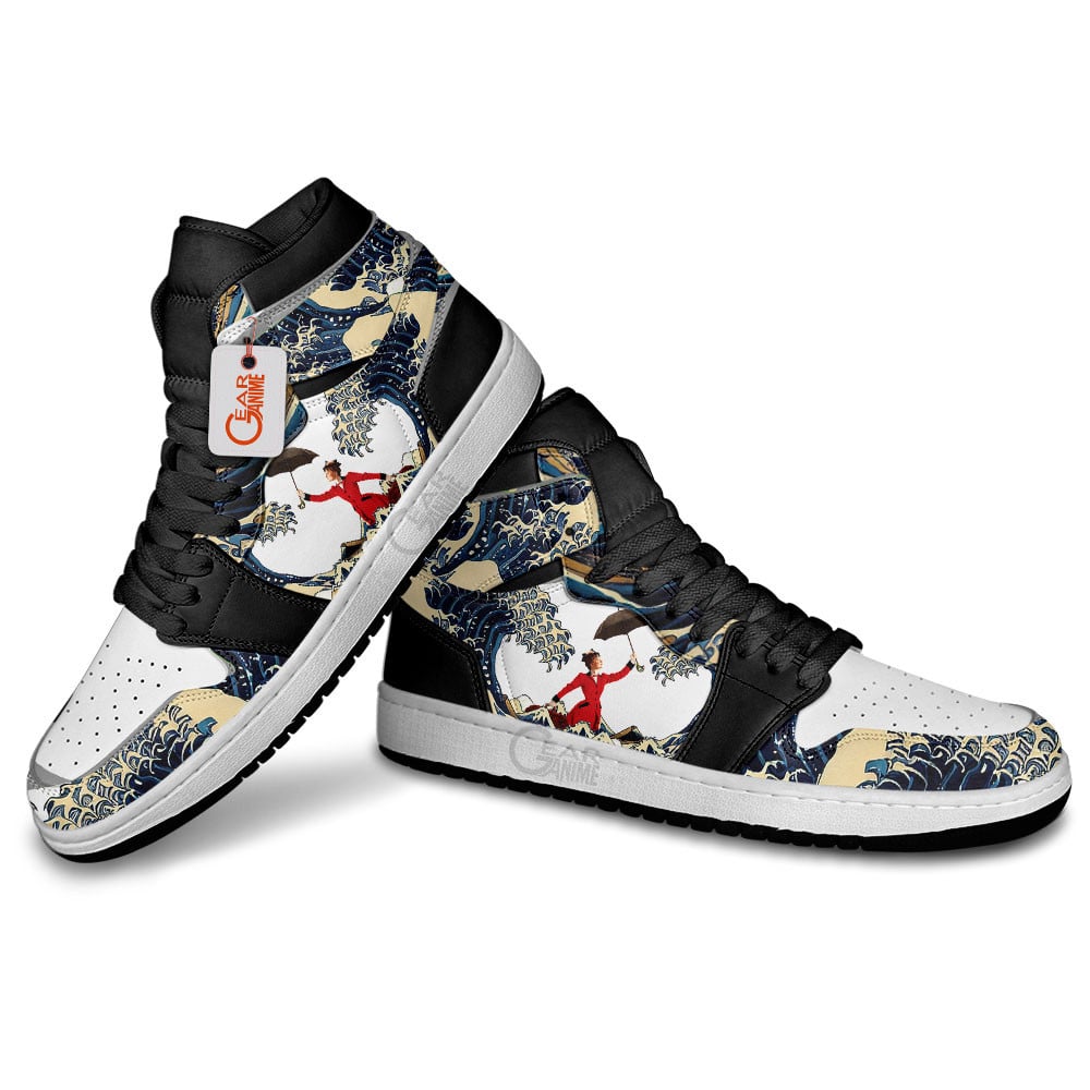 Mary Poppins Great Wave J1s Sneakers - Image 4