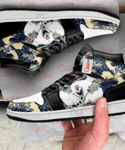 Alternative view of Olaf Kanagawa Great Wave J1s Sneakers