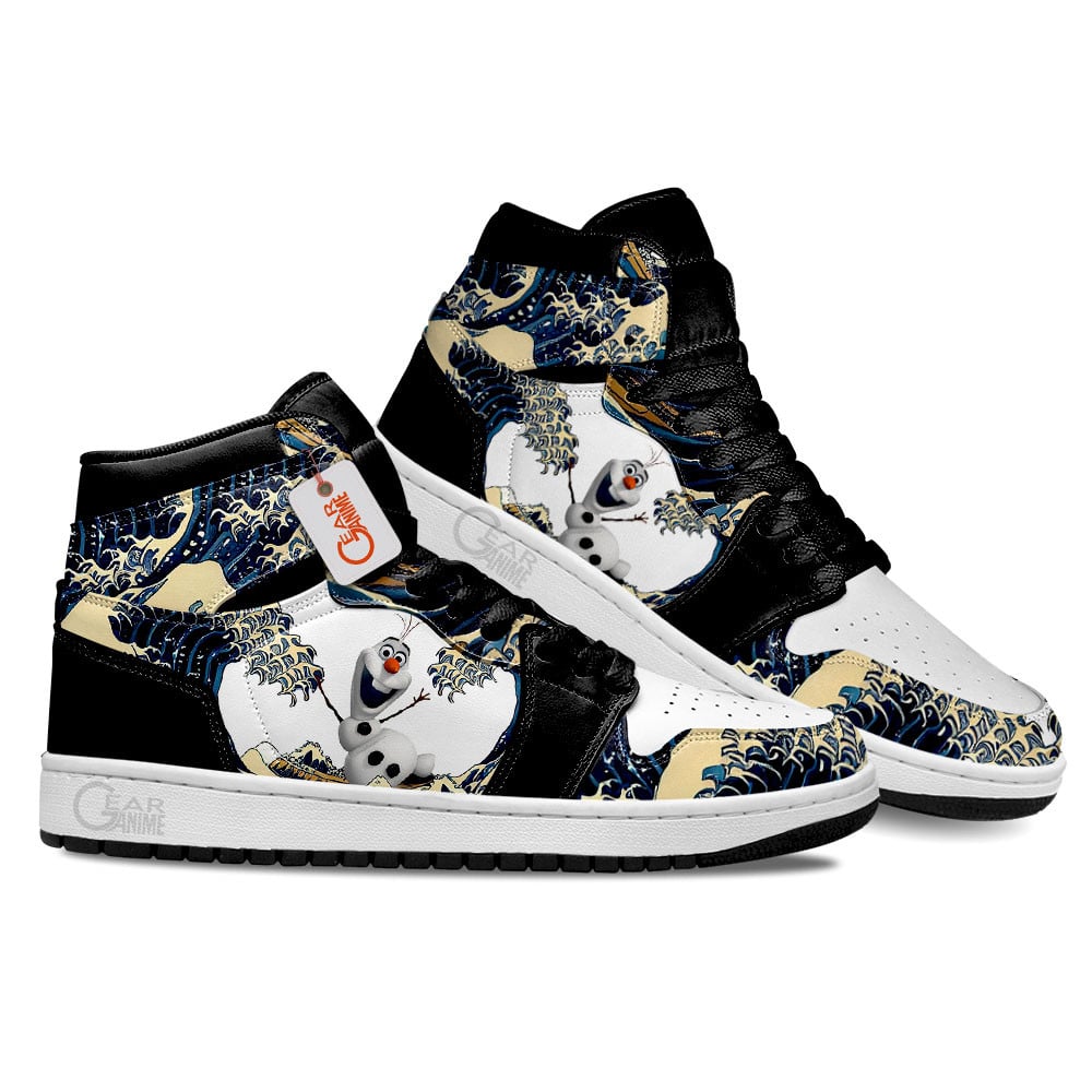 Olaf Kanagawa Great Wave J1s Sneakers - Image 3
