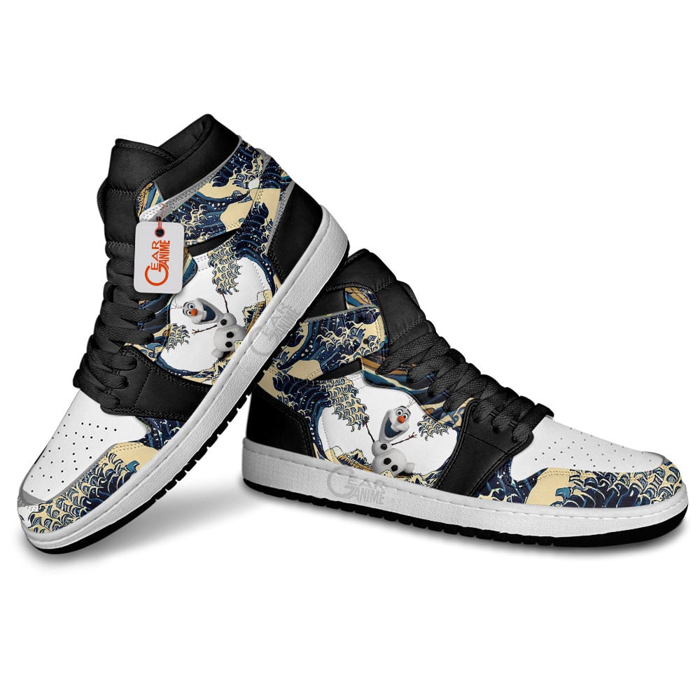 Olaf Kanagawa Great Wave J1s Sneakers - Image 4