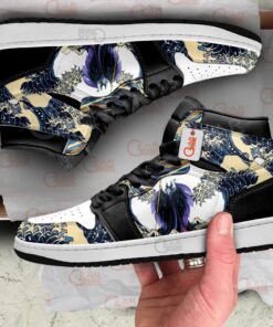 Alternative view of Maleficent Kanagawa Great Wave J1s Sneakers