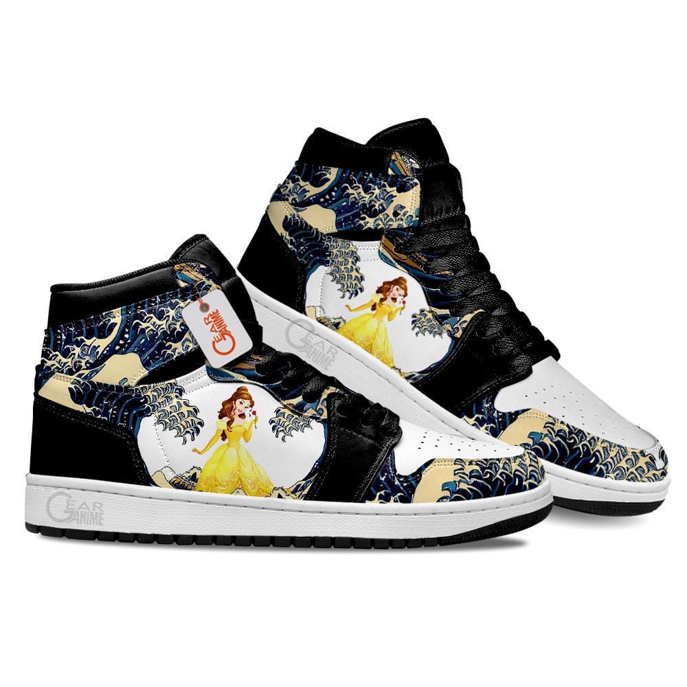 Belle Kanagawa Great Wave J1s Sneakers - Image 3