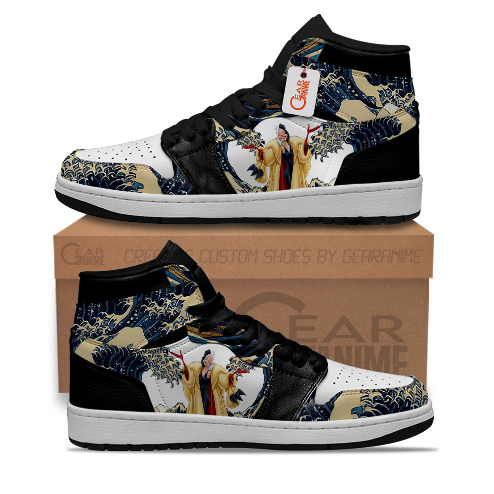 Cruella de Vil Great Wave J1s Sneakers