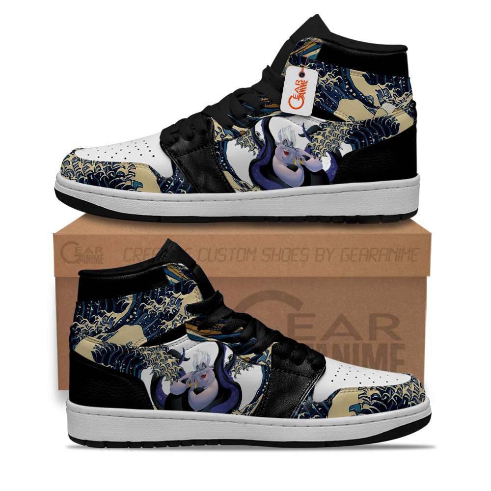 Ursula Kanagawa Great Wave J1s Sneakers