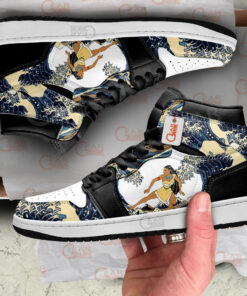 Alternative view of Pocahontas Kanagawa Great Wave J1s Sneakers