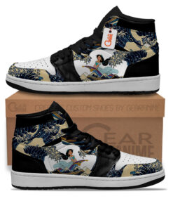 Jasmine Kanagawa Great Wave J1s Sneakers