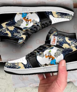 Alternative view of Goofy Kanagawa Great Wave J1s Sneakers