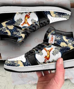 Alternative view of Tigger Kanagawa Great Wave J1s Sneakers