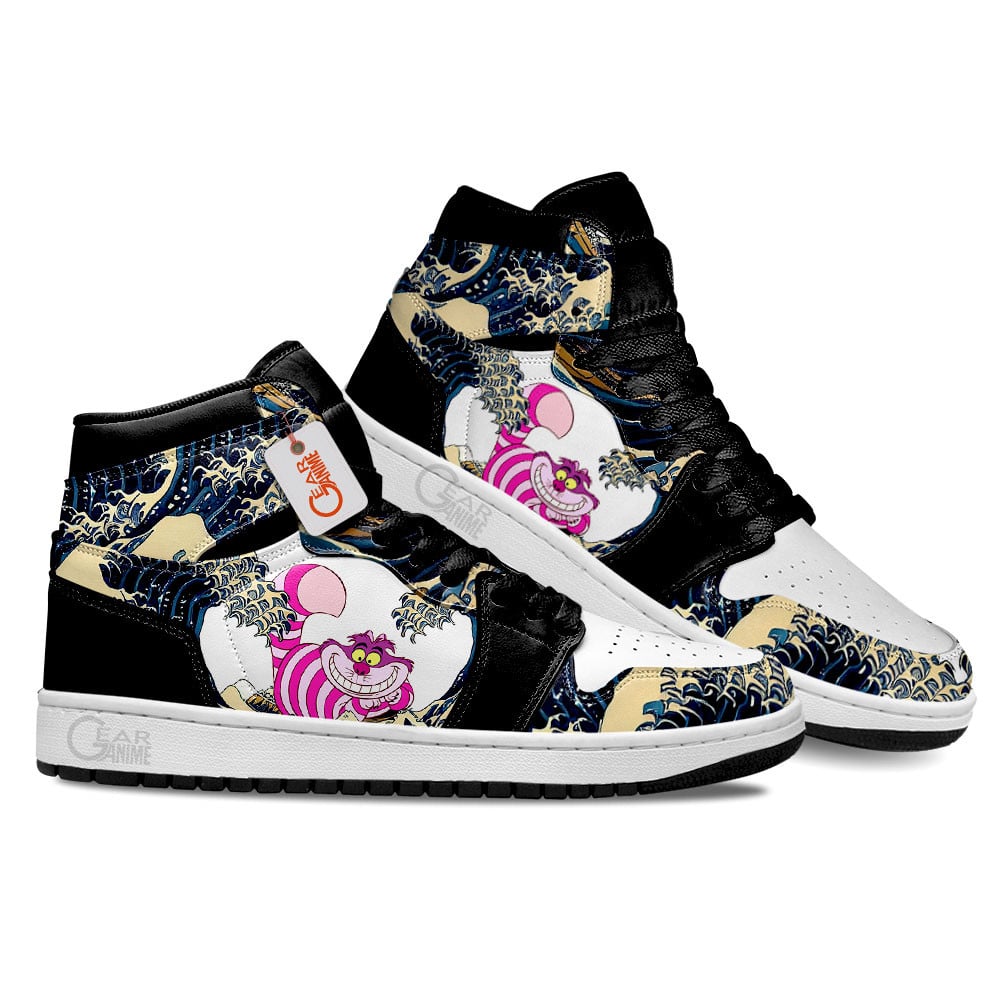 Cheshire Cat Kanagawa Great Wave J1s Sneakers - Image 3