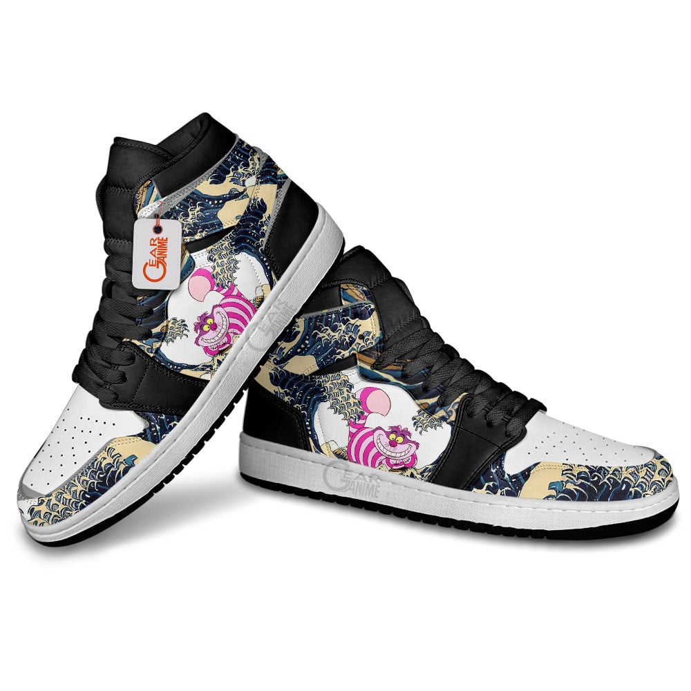 Cheshire Cat Kanagawa Great Wave J1s Sneakers - Image 4