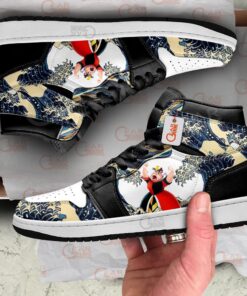 Alternative view of Queen of Hearts Kanagawa Great Wave J1s Sneakers