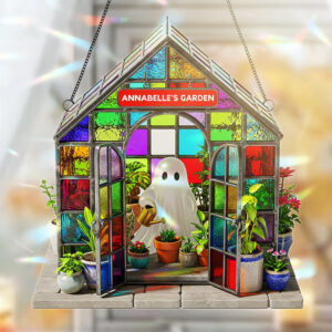 Alternative view of Ghost Garden House Suncatcher - Personalized Gifts For Loved Ones 02nata090825