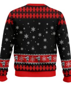 Alternative view of Ghostface What's Your Favorite Chirstmas Movie Ugly Christmas Sweater