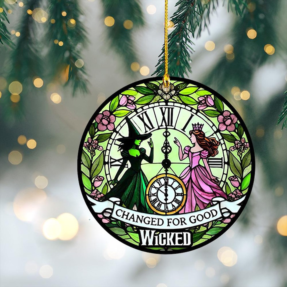 Gifts For Besties Christmas Suncatcher Witchy Ornament 01acxx011224