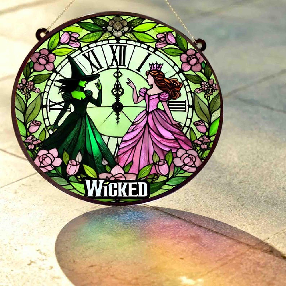 Gifts For Besties Christmas Suncatcher Witchy Ornament 02acxx011224 - Image 3