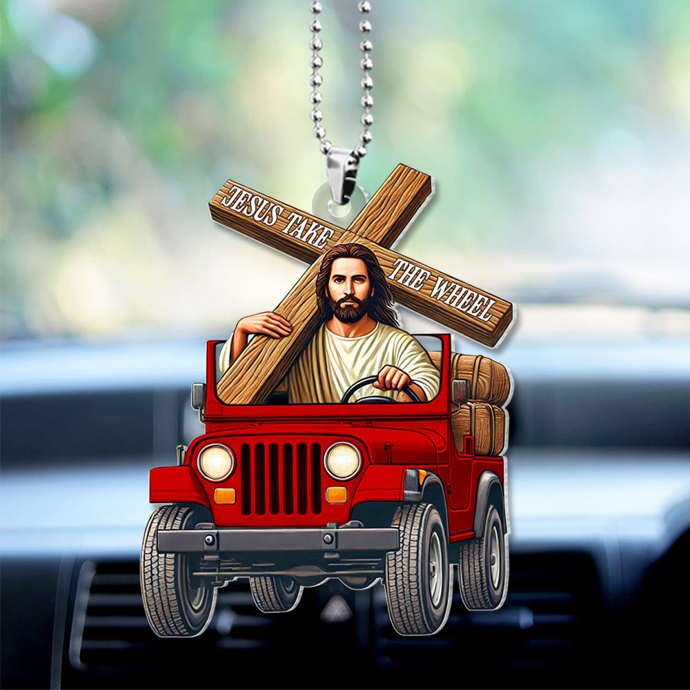 Gifts For Christian Car Ornament 05ohtn070125 Jesus Take The Wheel