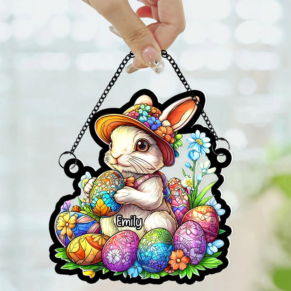 Gifts For Easter's Day Acrylic Suncatcher Rabbit Eggs 03xqqn180125 - Image 3